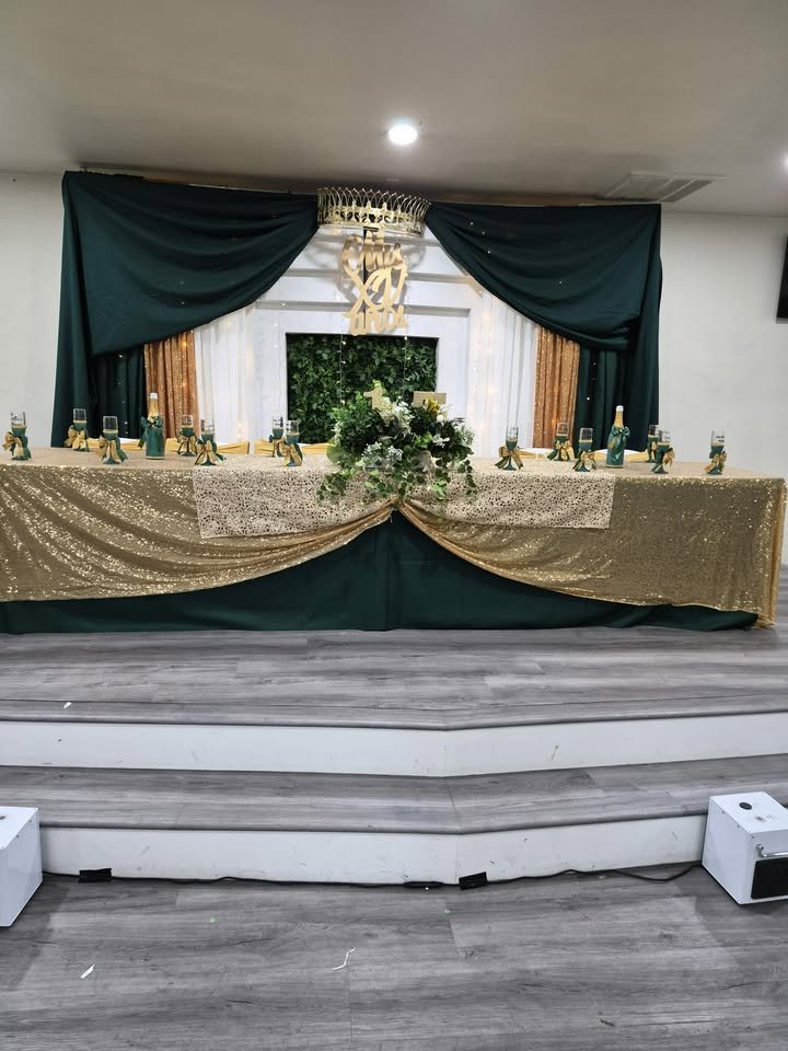 Corporate event setup
